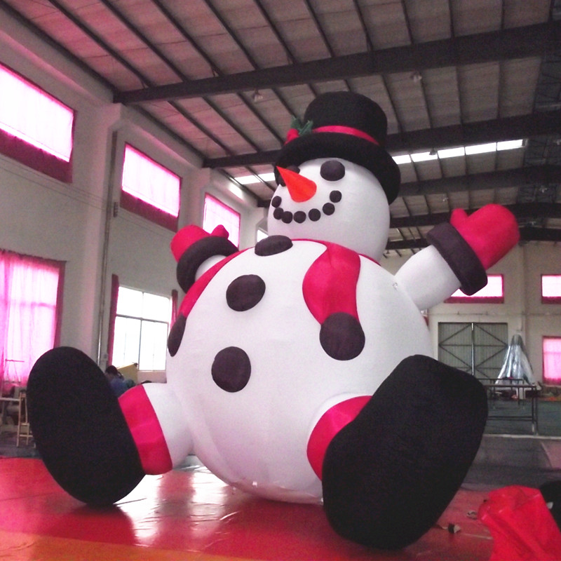 High Quality Christmas Inflatable Product /Outdoor Light Yard Christmas Snowman Inflatable for Holiday Decorations