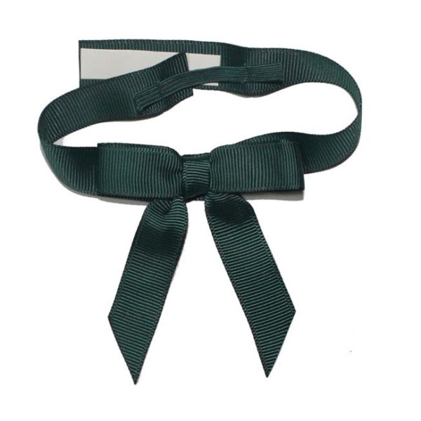 3Inch Personalized Tie satin ribbon bow , Floral , Elastic , twist tie gift bow