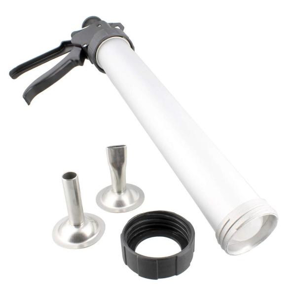 15 Beef Jerky Gun Food Grade Aluminium - Homemade Sausage Making  Kit Jerky Shooter with 2nozzle and one small brush