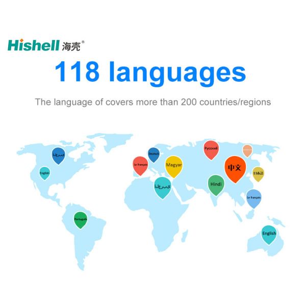 2.4 Inch Touch Screen Mini Photo Voice Translator For 118 Languages 1500mAh T10