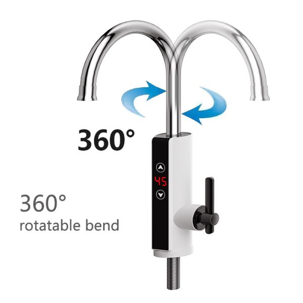 3300W Fast Heating 360 Degree Free Rotation Electric Hot Water Heater Tap