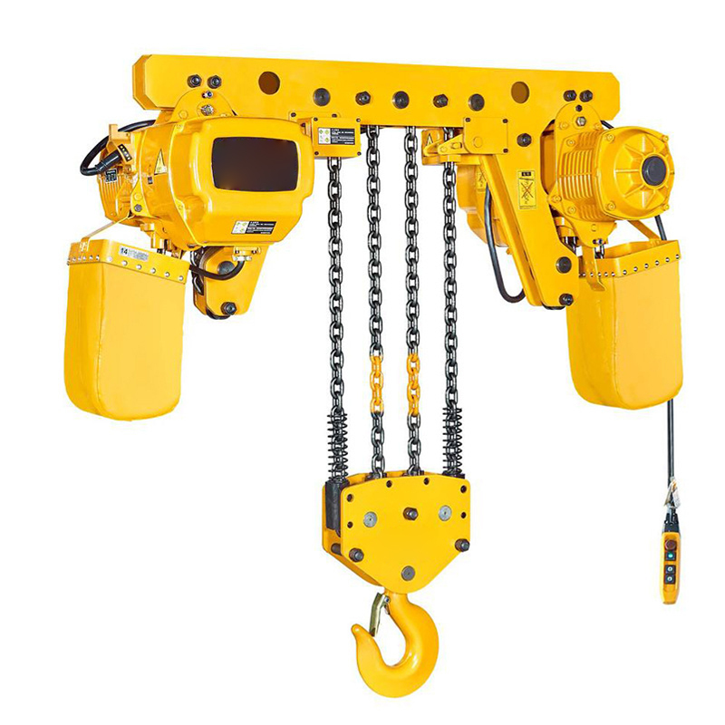 Safe Working Lifting Chain Hoist Frequent Duty Double Chain Hoist 32 Ton