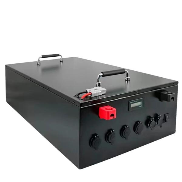 5000W Deep Cycle Lifepo4 Battery Server Rack Lithium Ion Battery 100Ah 51.2V