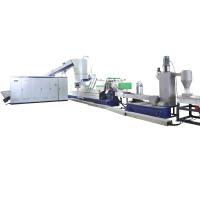 Machine de recyclage de PP et de PE horizontale, machine à granulés à étage unique avec compacteur de coupe