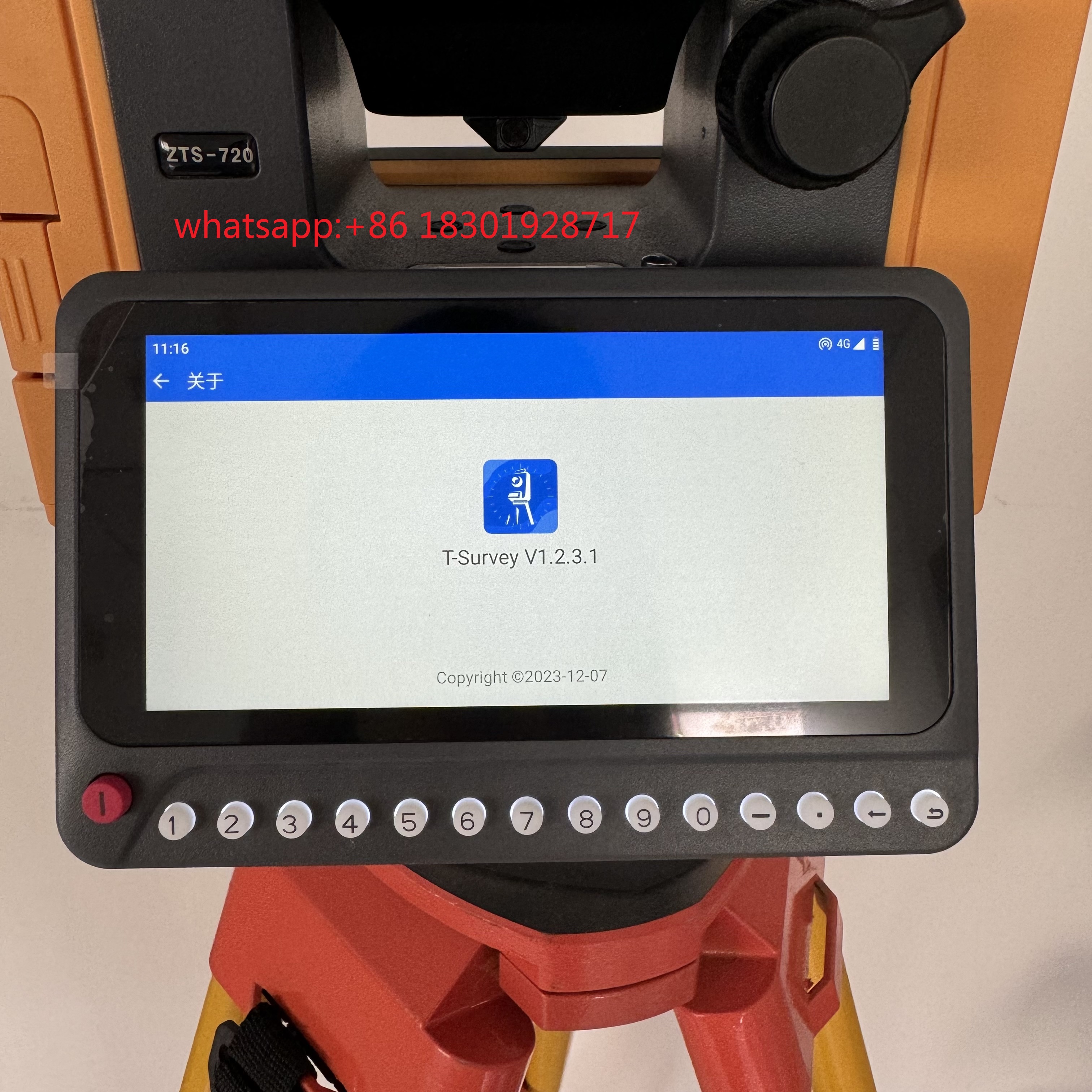 Hi-Target Hts-720 Smart Android Общее станционное измерительное оборудование Английский язык