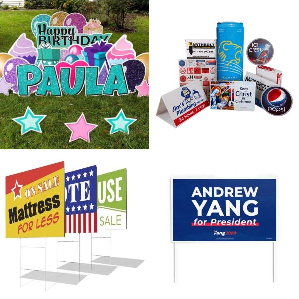 Coroplast Yard Signs Corrugated Plastic Signs Polypropylene Customized