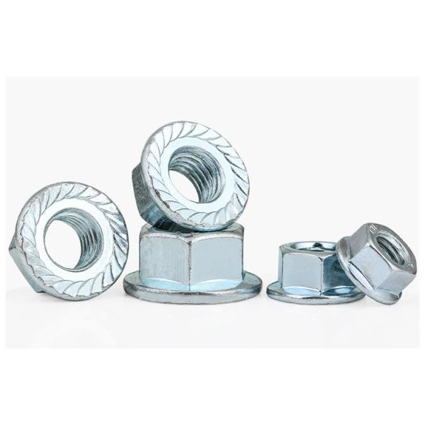 Carbon steel Hexagonal Flange Nuts