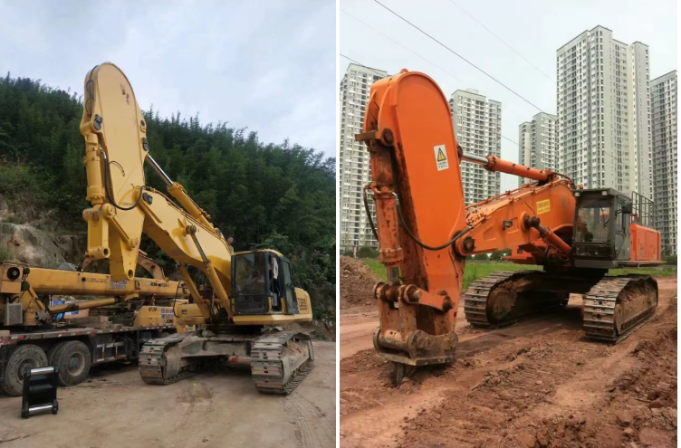 Excavator Rock Boom & Arm with Ripper for Sale for Heavy Machinery SY550 EC480 ZX470 Excavators