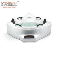 Baquet libre de station thermale de tourbillon de la baignoire faisante le coin 1500mm de massage chaud
