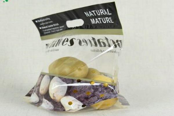 Custom Printing Fresh Fruit Bags Resealable Zipper Protection Antifog For Lettuce Packaging