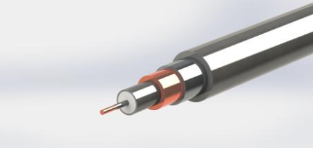 Triaxial Mineral Insulated Instrumentation Cable for Reactor Core