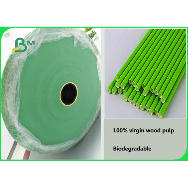 экологическая простая красная 60gsm/зеленая бумага Kraft для бумажных солом