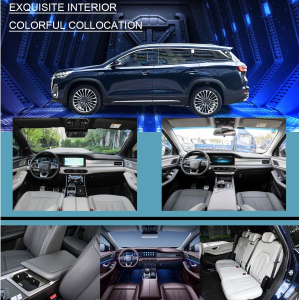 2024 JETOUR X90 Plus Blanco 2.0T L4 Automóvil de gasolina SUV de tamaño medio 5 asientos LED Control de velocidad eléctrico Desplazamiento normal 2.0-2.5L