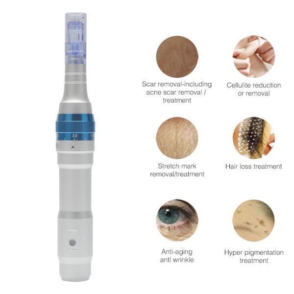Wholesale Dr. Pen 1/3/5/7/9/12/36/42 Pins Nano Needle Microneedles Derma Roller Micro Needles Cartridges
