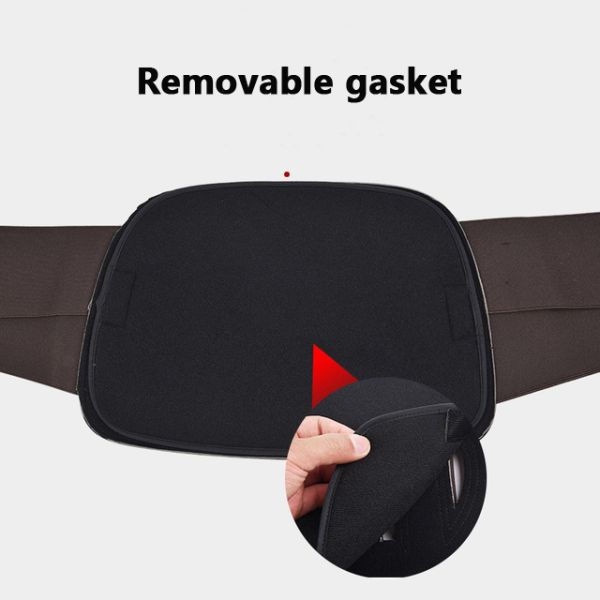 OEM PU талия Brace Поясничная поддержка Нижняя часть спины Поддержка пояса со съемной поясничной подушкой