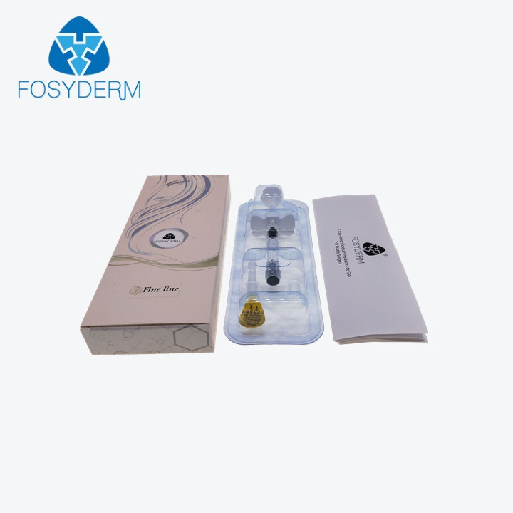 Заполнитель штрафа Fosyderm 2ml вводимый к извлекать тонкие линии на лицевом заполнителе HA дермальном