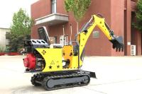 0.8t chenille Ascenseur-accessible Mini Excavator For Construction