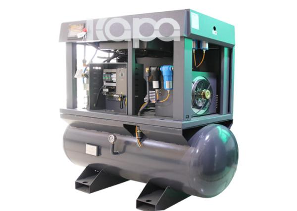 O laser que corta 4 em 1 compressor de ar integrado 15hp do parafuso 11kw montou com tanque do ar e secador do ar