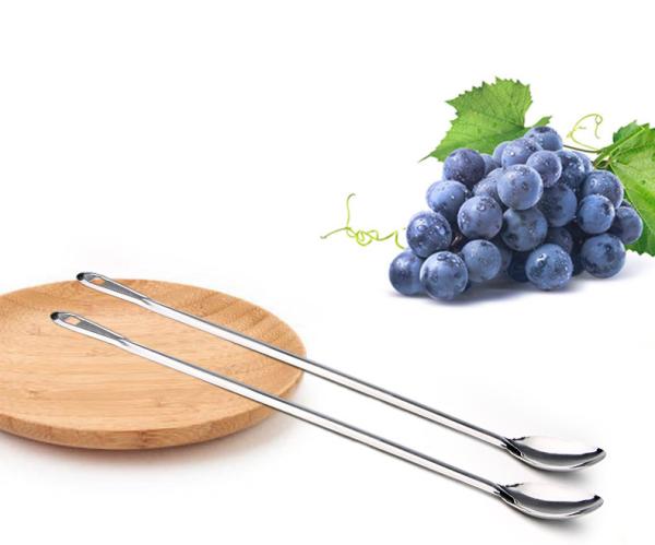 24 Inch Long Bartender Stirring Spoon , 0.2kg Cocktail Mixing Spoon Easy Clean