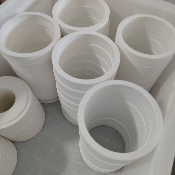 Size Customized Hot Press Boron Nitride Ceramic Parts High Thermal Hot Pressed Boron Nitride BN Insulating Ring