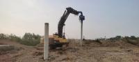 Pila de 12 metros que conduce el martillo pesado del Vibro para el proyecto duro de las áreas de la tierra/del suelo