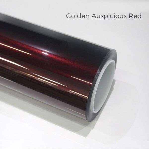 Golden Auspicious Red Car PPF Film Glossy / Matte Color Changing PPF Film
