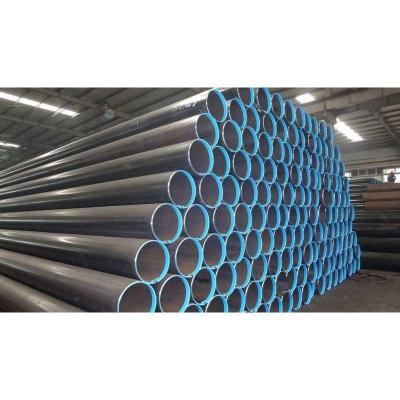 Q235B Q345B Hollow Steel Pipe , ERW Black Round Steel Welded Pipe