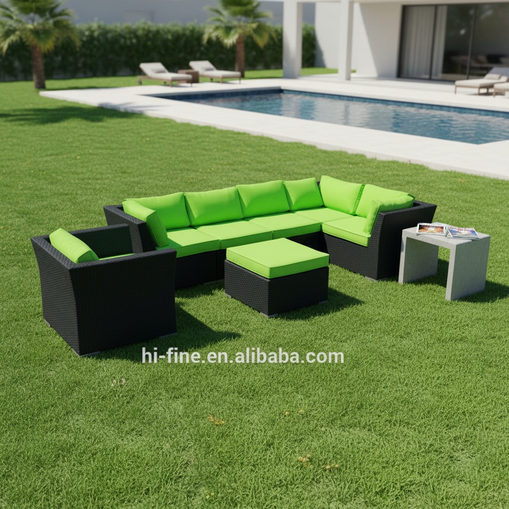 Hot Sales Aluminiummany Colors Garden Rattan Outdoor Furniture