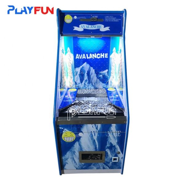 Playfun Usa Popular Avalanche 1 Single Player Small Space Arcade Coin Pusher Game Room Equipment Machine