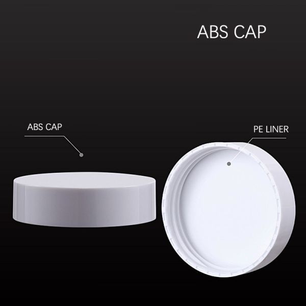Skin Care Pure White Plastic Cosmetic Jars form 5g to 250g leak proof durable containers lightweight perfect for creams lotions and balms packaging