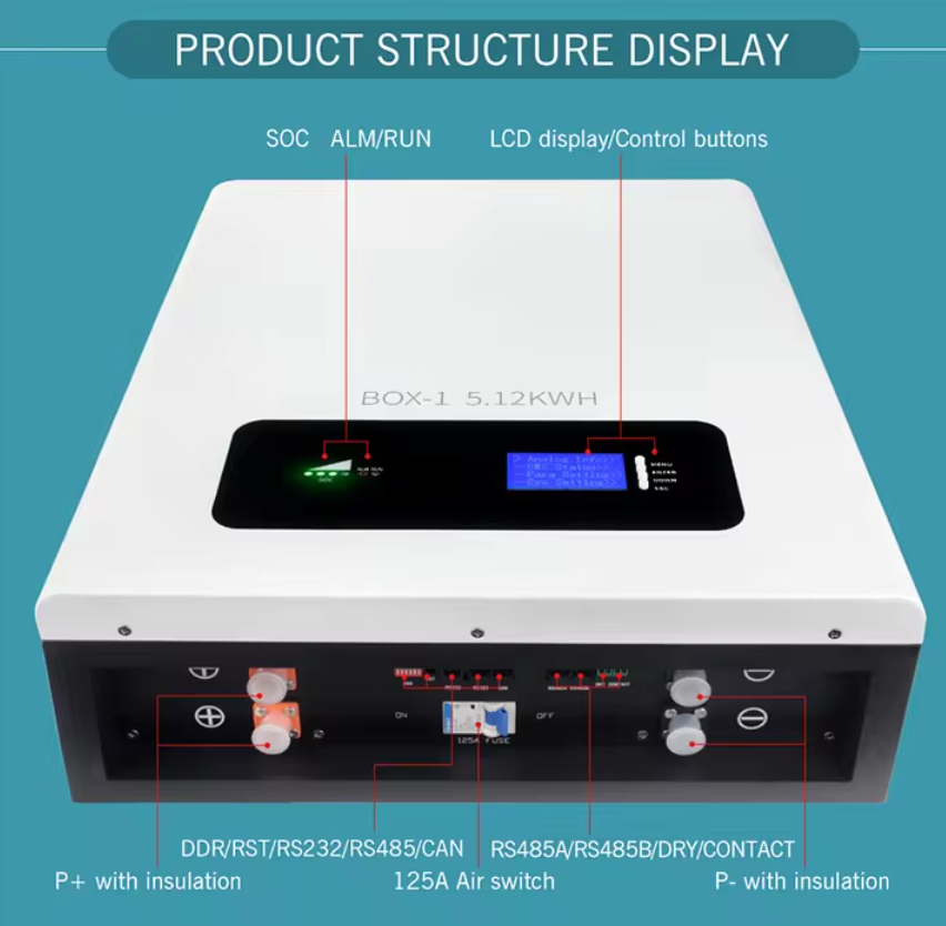 48V 100ah 200ah 5kwh 10kwh Sodium Ion Sodium-Ion Lithium Battery Sodium-Ion-Battery Batterie De Power Wall For ESS