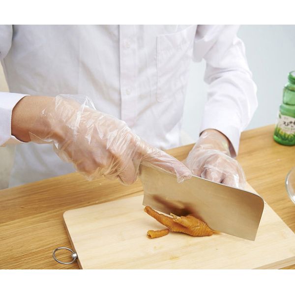 Non Sterile Polyethylene Disposable Gloves Disposable PE Gloves For Food