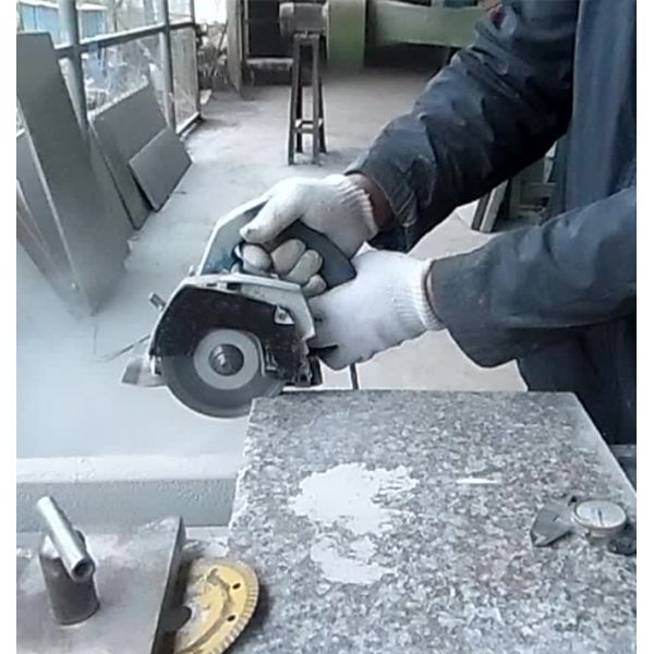 Circular Shape Synthetic Diamond Cutting Blade V Slot For Limestone / Soft Stone