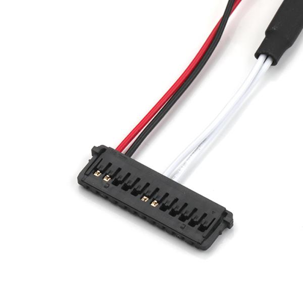 12-Pin Custom Wire Harness, 24AWG & 28AWG UL1571 Cable Assembly