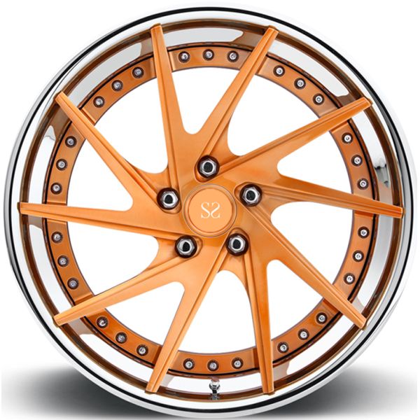 Pour les jantes de Rolls-Royce polies 18 19 20 21 22 pouces 2 PC coulées en alliage sur mesure