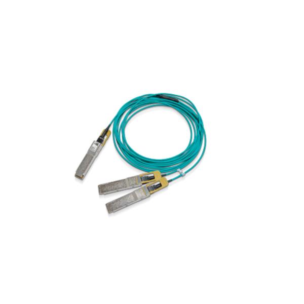 Low Latency Mellanox AOC cable MFS1S50-H005V Splitter Cable Ethernet 200GbE To 2x100GbE 5m
