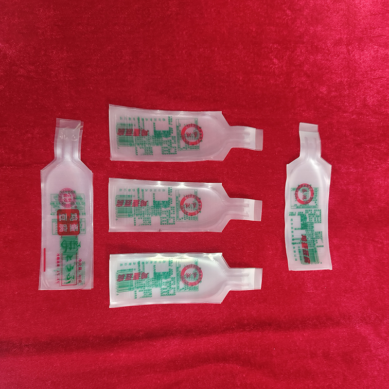 Transparent Retort Grade PE Eqg Tofu Tube 50g 90g Custom Printed Single Serve