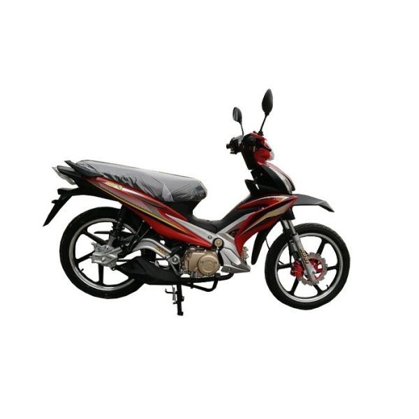 Red Colour 110cc 125cc Cub Motorcycle Aluminium Wheel Front Disc Rear Durm