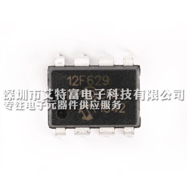 MCU Chips PIC12F629-I/P 8-Bit With 20MHz 1.75KB (1K x 14) Flash Memory 8-PDIP