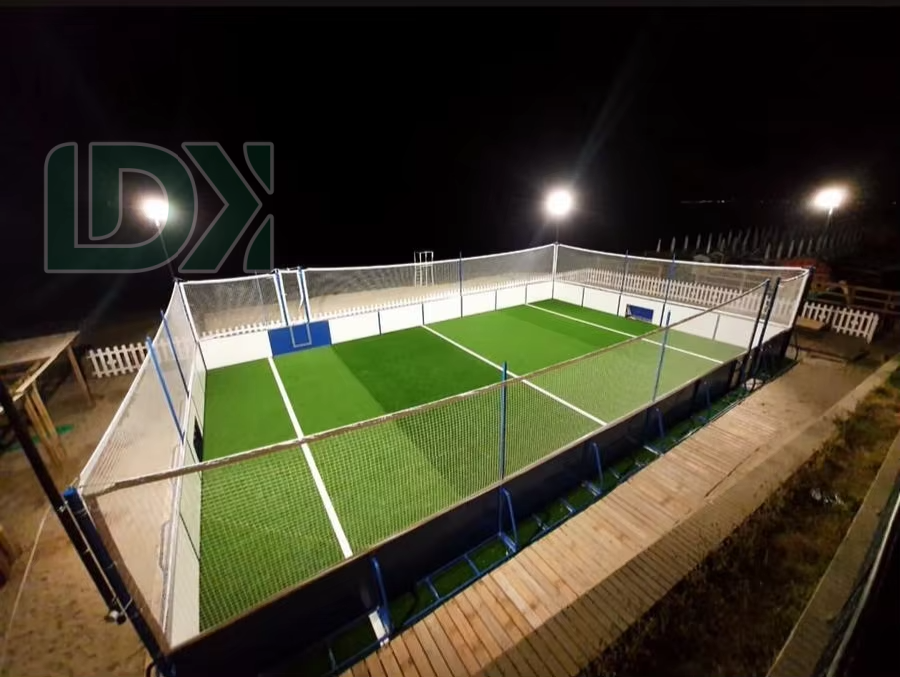 Soft Fence Soccer Cage Steel Street Football Field With Composite Board