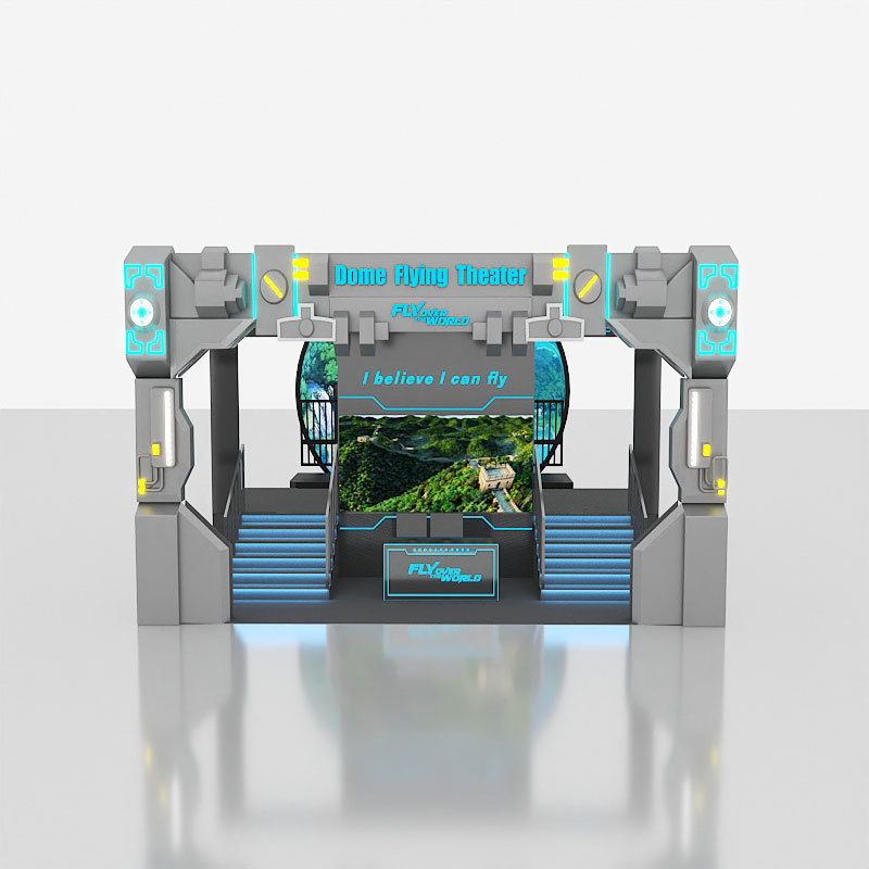 Customizable Dome Theater with 20 to 80 Seats and Motion Seats for Large Venues