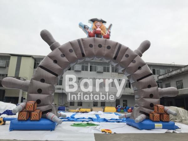 Arco inflável para o evento da promoção, parque da entrada da propaganda gigante dos desenhos animados