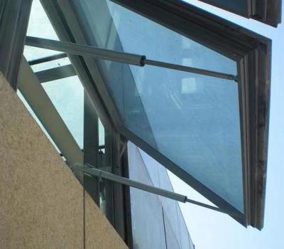 Sound Proof Aluminum Top Hung Window Insulated Broken Bridge Aluminum Window