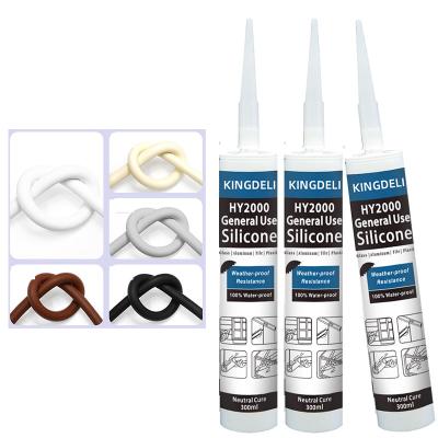 Adhésif de silicone de résistant à l'eau de généraliste pour la construction de fenêtre