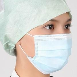 Non Woven Face Mask Surgical Disposable Single Use Anti Dust Breathable