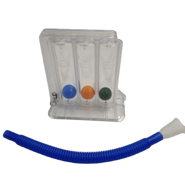 3 fontes de respiração respiratórias do equipamento dos primeiros socorros do anúncio publicitário de Lung Exerciser Medical da bola
