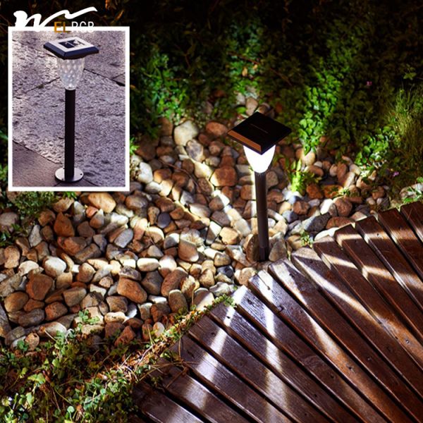 Matériau ABS imperméable à l'eau Lampes solaires pour jardinage et ambiance domestique