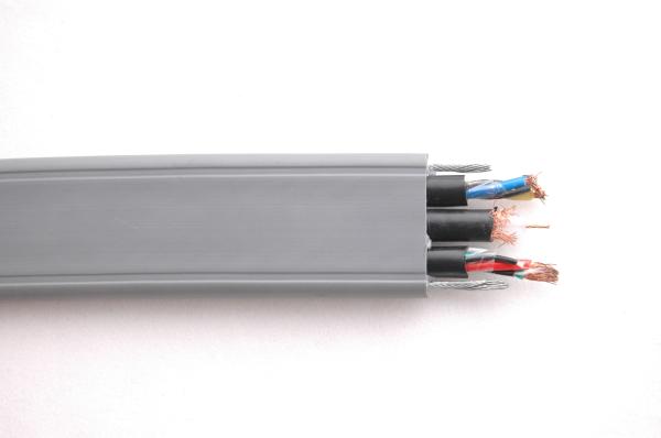 Flat travelling Elevator Cable TVVBPG 2x2Px0.75+TV, Flat Video Cable