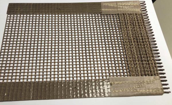 Texitile Fabric 1mm PTFE Ptfe Mesh Conveyor Belt High Temperature Resistance