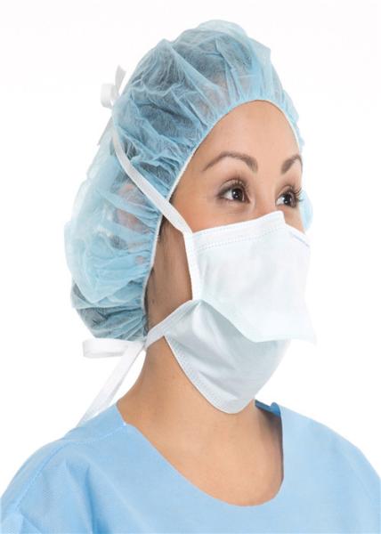 Breathable Anti Virus Face Mask Disposable Tie Back For Operating Room